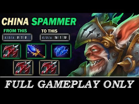 UNKILLABLE Meepo, China Spammer with Scepter + Shard + 3x DRAGON LANCE - Full Gameplay Meepo #310