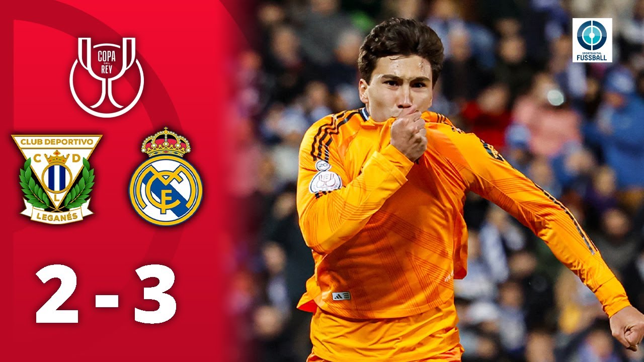 GG Gonzalo García! Youngster schießt Real ins Halbfinale | CD Leganés - Real Madrid