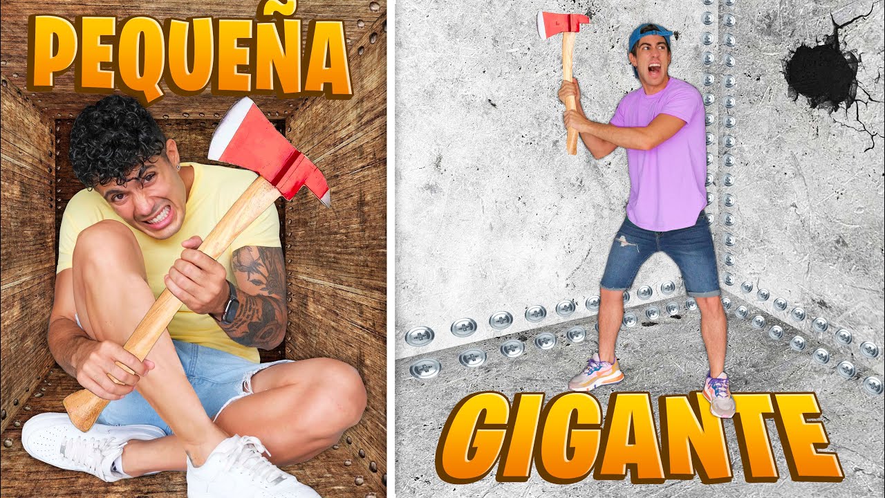 CAJA PEQUEÑA VS GIGANTE INDESTRUCTIBLE !!