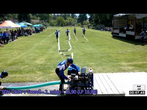 SDH Čikov v Tasově 15.6.2014 - 2. místo - 16,90 (LP 16,88)