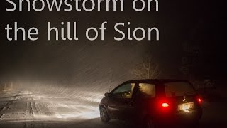 preview picture of video 'Tempête de neige Colline de Sion   27 Décembre 2014'