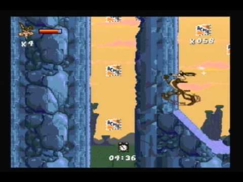 Desert Demolition starring Road Runner and Wile E. Coyote Megadrive