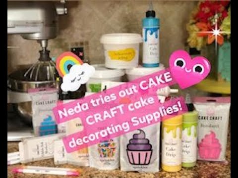 Neda’s Review of Cake Craft, cake decorating supplies! Free Sample Haul!