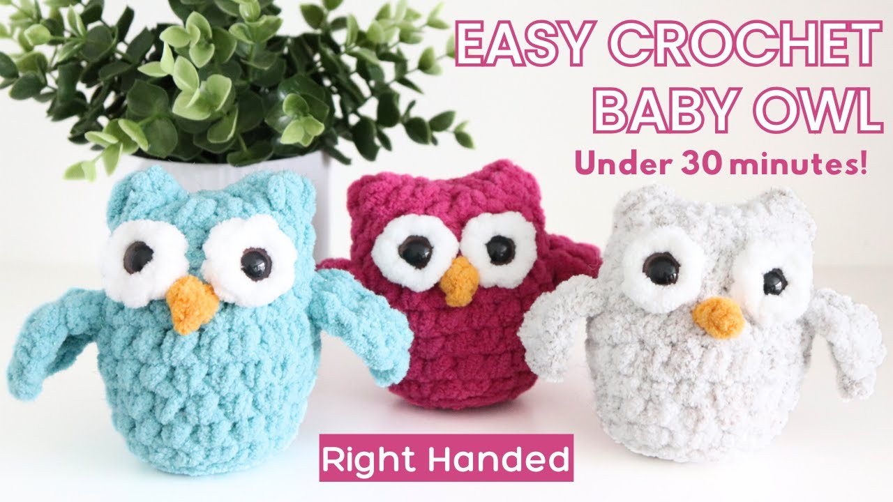CROCHET OWL FREE PATTERN | Amigurumi Owl Free Crochet Pattern | Easy Owl Crochet Tutorial