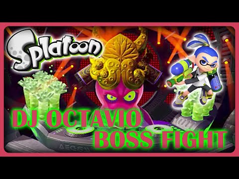SPLATOON 1 DJ OCTAVIO FINAL CHAPTER BOSS FIGHT WALKTHROUGH (WiiU) No Commentary