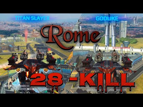 28-Kill TDM in Rome | Ao Ming Rocket a Machine Killer | Gameplay