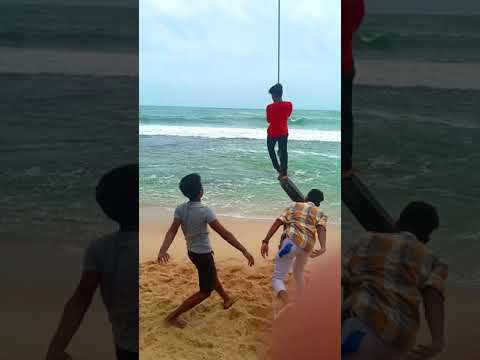 අකුරළ || Akurala Beach Fun Time 🤣😊☺️#Short