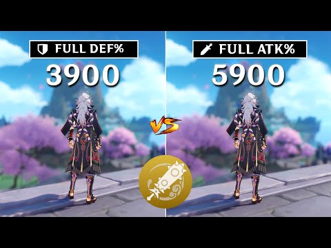 Itto DEF% Build vs ATK Build !! Best Build for Arataki Itto?? gameplay comparison !!