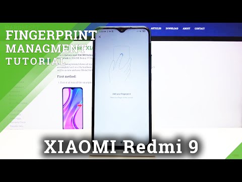 How to Add Fingerprints in XIAOMI Redmi 9 – Fingerprint Sensor
