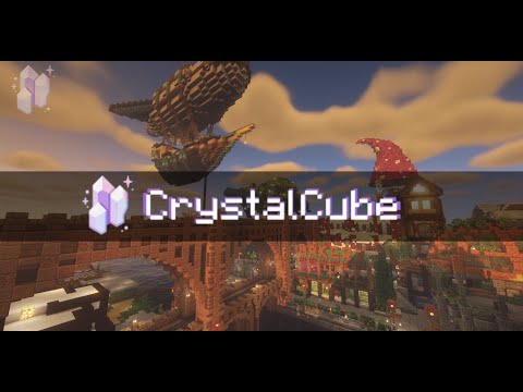 Обложка видео-обзора для сервера CrystalCube