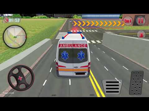 Lifeguard Robot Animal Rescue Simulator #3 - Ambulance Robot City Rescue Game