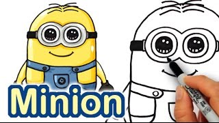 How to Draw Minions step by step Cute