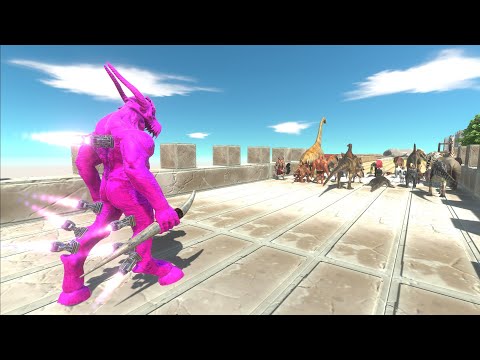 Escape from CRAZY KOZAROG THE PINKY - Animal Revolt Battle Simulator