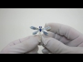 Видеообзор Серебряная брошка "Стрекоза"