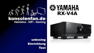 Test► Yamaha RX V4A - neuer AV-Receiver für den Einstieg ins Heimkino