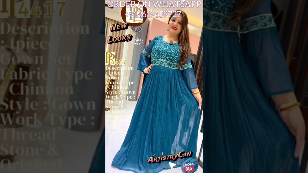 Wedding Guest Gowns & Suits Starting Rs.2250? Latest Party Wear 2025 Like Anupamaa! Whatsapp: +919619659727