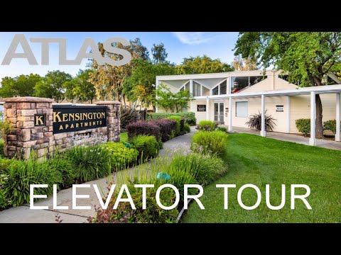 Elevator Tour! 3 Atlas Hydraulic Swing Door Elevators - The Kensington Apartments - Sacramento, CA