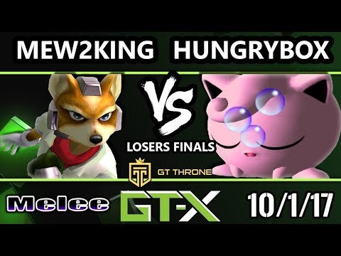 GTX 2017 Melee - Liquid'Hungrybox (Jigglypuff) vs FOX MVG | Mew2king (Fox) - SSBM L.Finals
