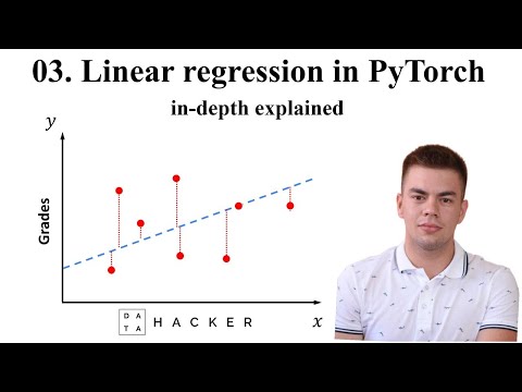 03 PyTorch tutorial - How to create a linear regression model in PyTorch