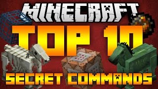Top 10 Minecraft Secret Commands (Minecraft 1.8.8/1.8.7) - 2015 [HD]