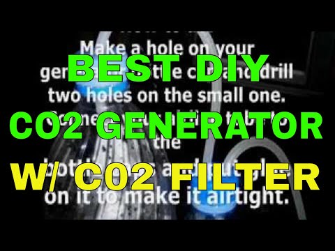 The BEST Aquarium DIY CO2 Generator with C02 Filter.