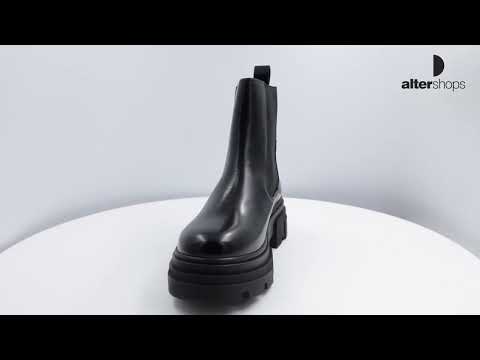 Tommy Hilfiger SHINY LEATHER CHELSEA Μαύρο FW0FW09042