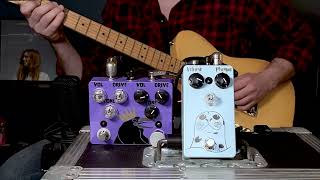 Video thumbnail for SUHR Badger & GUPTECH pedals (Noodling with Phoque Face Fuzz & Queen of Crow - OD) by Jay Sigouin | Guide de survie du guitariste