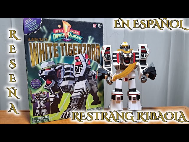 Vídeo relacionado con Vehículo Power Ranger Zord con figura, TigerZord con Ranger Rojo