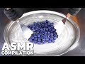 ASMR Ice Cream Rolls Compilation Tingles Tapping Scratching Eating Mouth Sounds For Relaxing