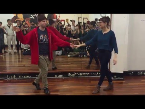 AJW 2016 - Class Recap - Nathan & Pamela - Different SwingOuts (Lindyhop)