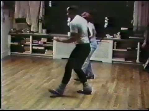 Eddie Torres Teaching June Laberta The Syncopated Pachanga Step at June Laberta's Studio 1978