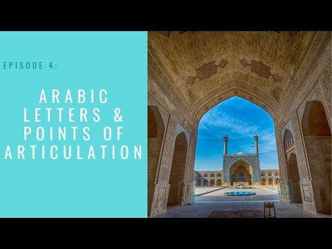 Arabic Letters and Points of Articulation | Qari Zuhair Hussaini
