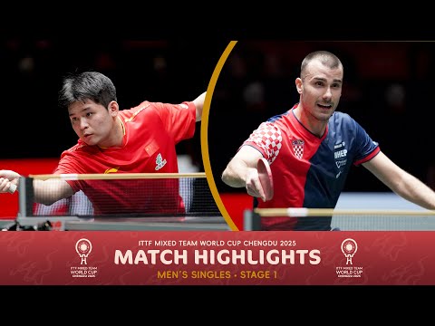 Lin Shidong vs Tomislav Pucar | ITTF Mixed Team World Cup 2025 (Stage 2)