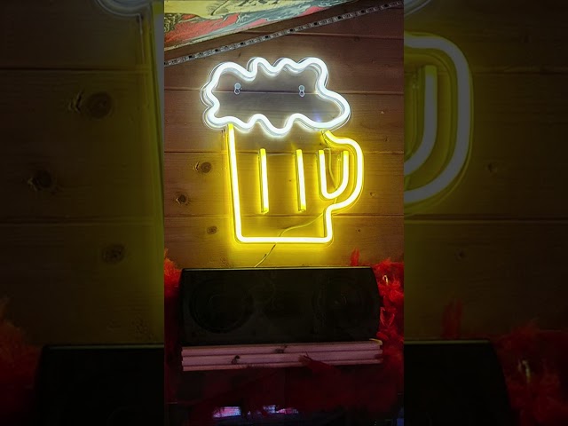 Vídeo relacionado con SONGYUNEON Beer Time Neón Signo Bar LED Iluminado Cerveza Signo para Pared USB Luz de Neón para Bar Club Pub Club Nocturno Decoración de Hogar Decoración de Fiesta