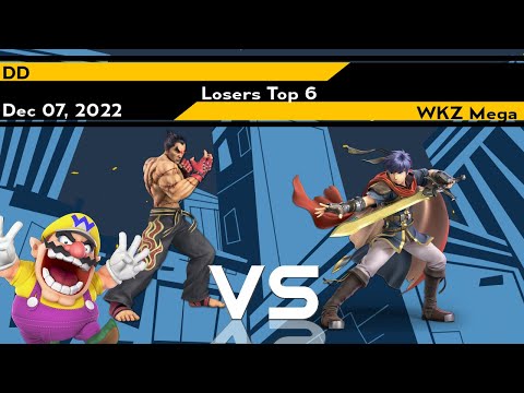 Smash Ultimate DD vs WKZ  Mega   Xeno270 L Top 6