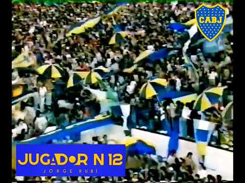 "que esta hinchada,se merece,se merece ser campeón.." Barra: La 12 • Club: Boca Juniors