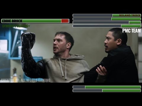 Eddie Brock Vs. PMC Team With Healthbars | Venom 2018