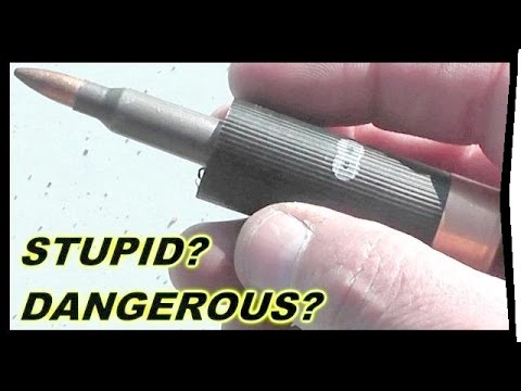 LIVE 5.56 Round Shot out of a SHOTGUN - Dangerous?