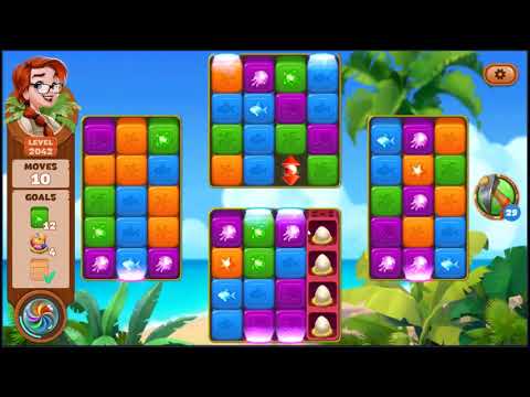 Lost Island Blast Adventure Level 2042 - NO BOOSTERS 🏝️ | SKILLGAMING ✔️