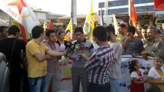 preview picture of video 'مظاهرة شباب غرب كردستان في رانية'