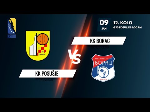 KK Posušje vs KK Borac - 12.kolo - KSBIH - 2021/2022