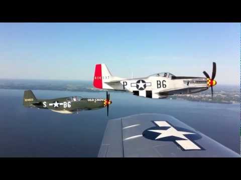 P-51 Mustang Formation