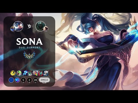 Sona Support vs Pyke - EUW Challenger Patch 14.2