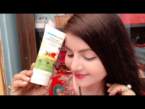 Sunscreen for summers for indian skintype | Mamaearth UltraLight Indian sunscreen spf50 pa+++| RARA| Video