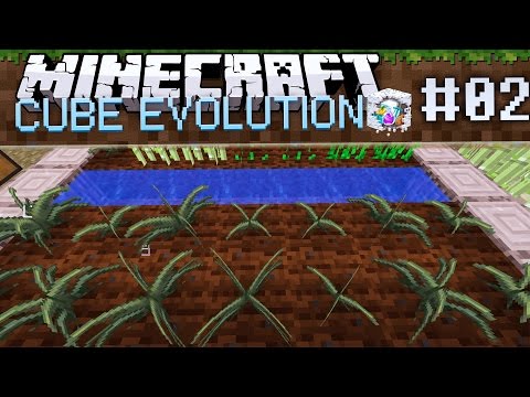 Minecraft Cube Evolution: Starting Magical Crops! - Ep 2