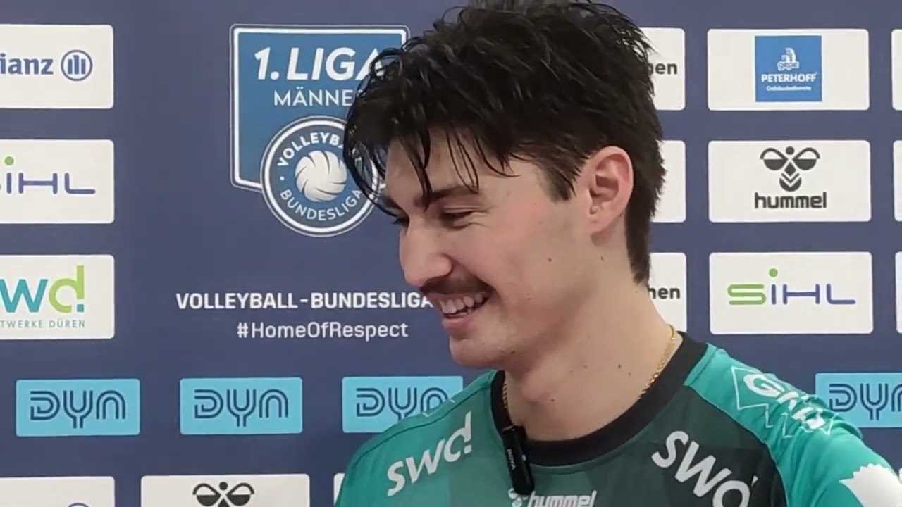  Kyle Paulson, der 24jährige amerikanische Mittelblocker der Powervolleys 