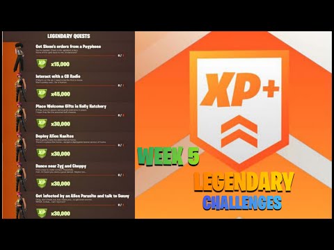 All Week 5 Legendary Quest Challenges Guide (Fortnite - Chapter 2 Season 7)