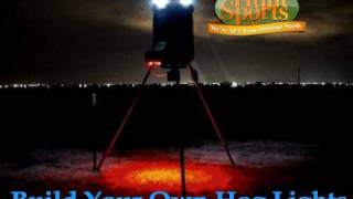 Wild Boar Hog Hunting LED Night Hunting Feeder Light Plan & Kits Solar Power Dusk Dawn Part 1