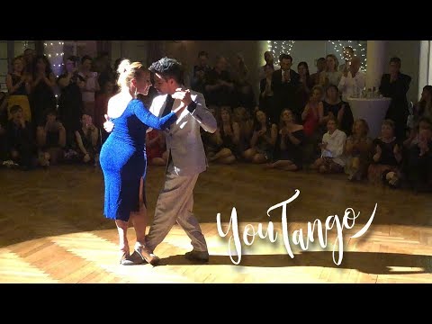  Martha Giorgi  and  Rodrigo Fonti  are  dancing  to  a  tango  by  Solo Tango Orquesta  at  Munich International Tango Festival