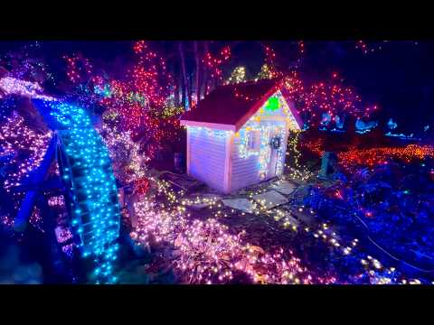 [4K] 2024 Vancouver Bright Nights In Stanley Park Christmas Train ASMR